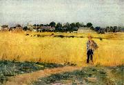 Berthe Morisot Grain field Spain oil painting artist